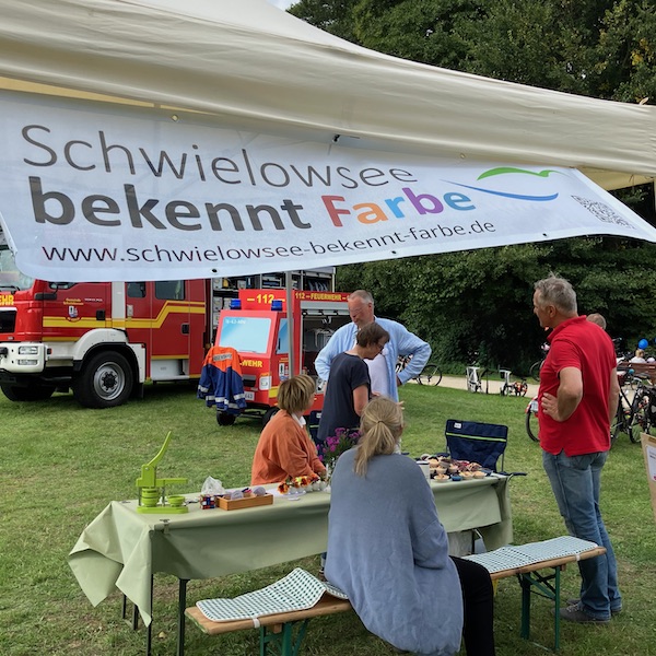 Stand von SbF beim Fahrradsonntag 2025